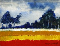 Ayesha Siddiqui, 5 x 6 Inch, Oil on Canvas,  Landscape Painting, AC-AYS-049